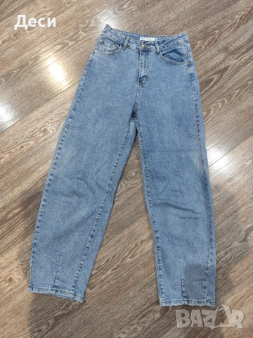 дънки с висока талия , снимка 2 - Дънки - 53395603