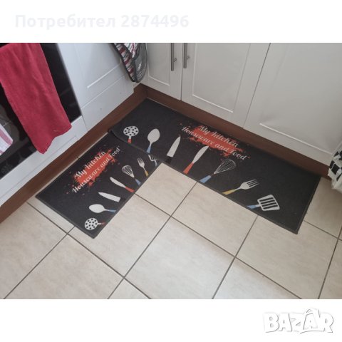 4015 ЛЪЖИЦИ И ЧИНИЙКИ Пътека за кухня-2 части, снимка 2 - Други - 41725274