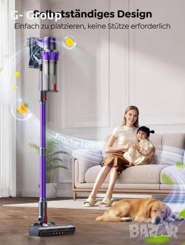 Безжична Прахосмукачка SMOTURE VACO2 (за сухо почистване)до 70 мин.работа на батерия! 𝟲𝟱𝟬𝗪 !, снимка 7 - Прахосмукачки - 55964295