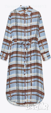 Дамска рокля от рамия, снимка 2 - Рокли - 53647248