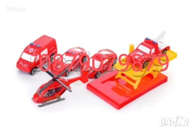 ПОЖАРНИКАРСКА ПЛОЩАДКА ,ПИСТА ,ПАРКИНГ С АСАНСЬОР 65 ЕЛЕМЕНТА С ЗВУК И СВЕТЛИНА КН0110, снимка 6 - Коли, камиони, мотори, писти - 48034555