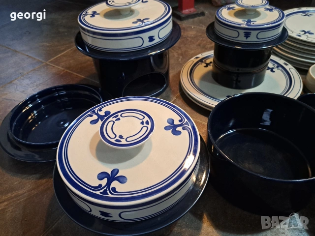 керамичен сервиз Rosenthal Siena blue 33/3,4, снимка 11 - Сервизи - 53409642