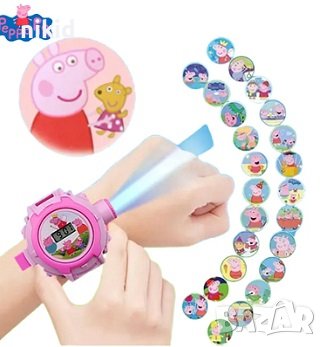 3D Пепа Пиг peppa pig детски часовник прожектор, снимка 4 - Детски - 30031010