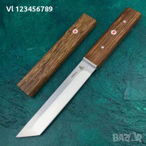 Висок клас японски ТАНТО нож KIBU JP06 WOOD, Стомана D2,HRC 58-60 