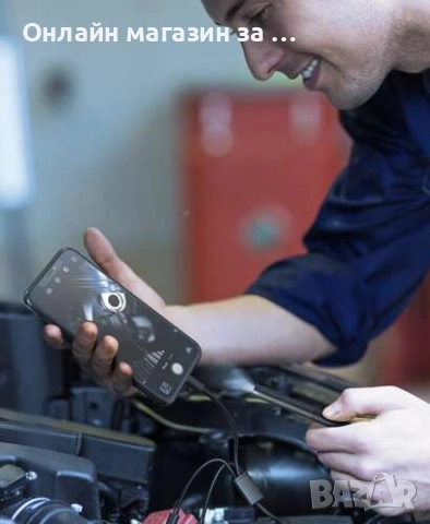 Ендоскопска камера за телефон – 2 м е подходяща за трудно достъпни места Bigstrene 23020, снимка 5 - Аксесоари и консумативи - 53431119