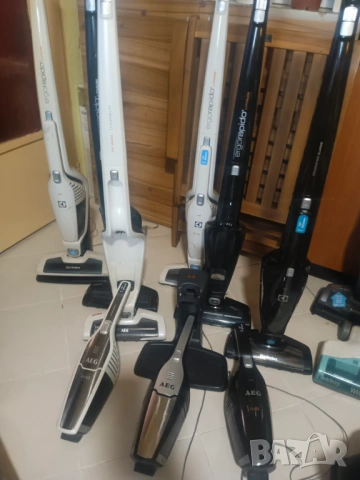 Безкабелни прахосмукачки AEG 2в1- Li-ion, снимка 4 - Прахосмукачки - 53495535