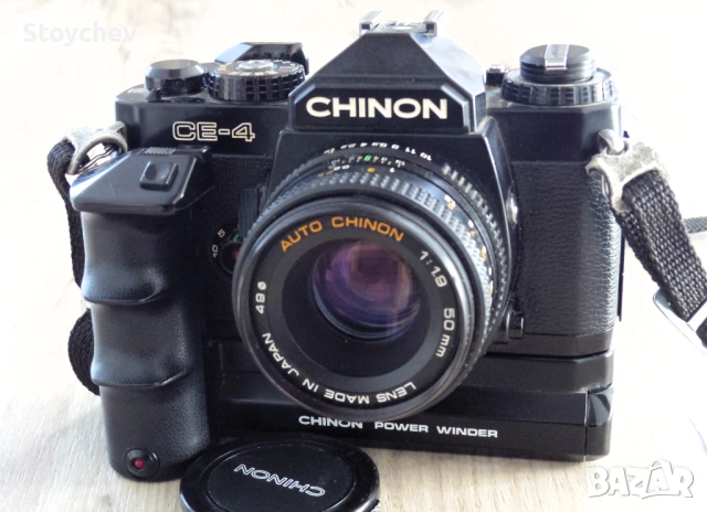 Аналогова камера с обектив и мотор Chinon CE-4.