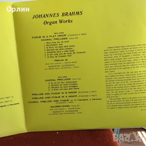 Грамофонни плочи - Йоханес Брамс ВКА 10559, снимка 2 - Грамофонни плочи - 49752812