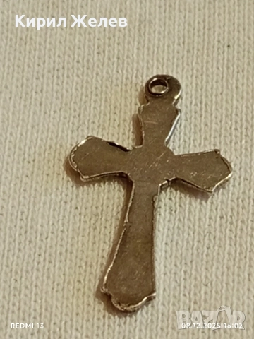 Винтидж бижу сребърен кръст красива орнаментика ювелирна изработка 52492, снимка 8 - Колиета, медальони, синджири - 52692223