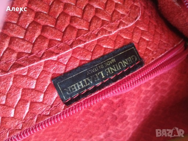 Genuine - дамска чанта тип торба кожа, снимка 2 - Чанти - 40628090