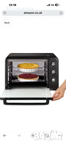 Moulinex Optimo OX4958 – електрическа фурна 60 L, 2200 W, 7 режима, черна, снимка 8 - Печки, фурни - 55898910