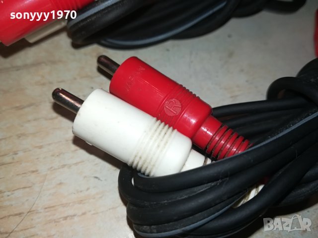 JAPAN-КАБЕЛИ ЗА АУДИО ЧИНЧОВЕ 95СМ ВНОС SWISS 2607231136, снимка 5 - Други - 41662986