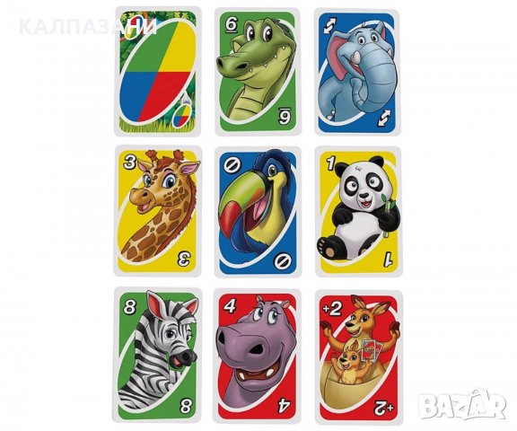 Карти за игра UNO Junior Mattel GKF04, снимка 2 - Игри и пъзели - 35958514