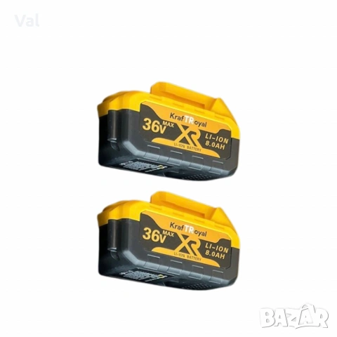 Акумулаторен Ударен Гайковерт KRAFT ROYAL 36V, 8Ah + 35 Части, снимка 2 - Винтоверти - 53690573