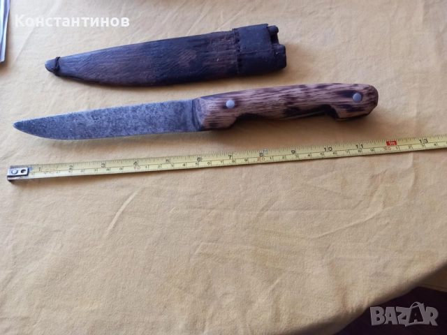 Стар овчарски нож, снимка 6 - Антикварни и старинни предмети - 51444103