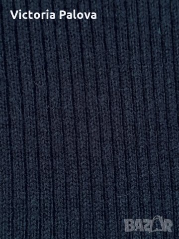 Идеален черен потник с поло яка INTIMISSIMI, снимка 3 - Потници - 34145421