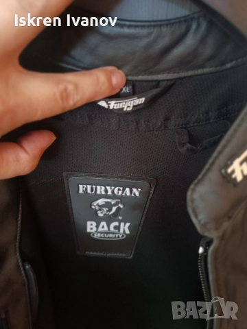 Кожено мото яке Furygan 56, снимка 4 - Якета - 51641707