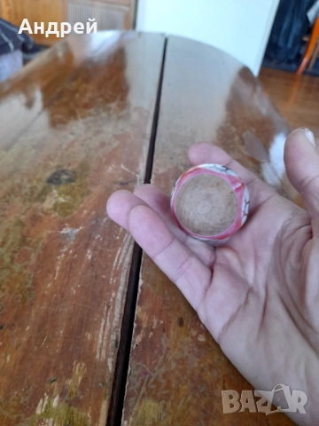 Старо дървено яйце #23, снимка 4 - Други ценни предмети - 53303973