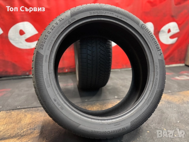 285 45 22, Зимни гуми, Continental WinterContactTS850P, 2 броя, снимка 5 - Гуми и джанти - 51869283