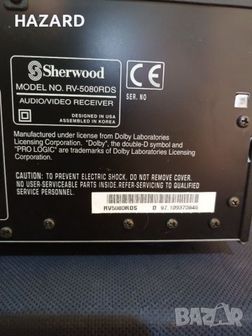 SHERWOOD RV-5080RDS, снимка 5 - Ресийвъри, усилватели, смесителни пултове - 41036890
