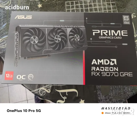 Продавам Чисто нова Видео Карта: ASUS Prime Radeon RX 9070 GRE EVO OC Edition 12GB