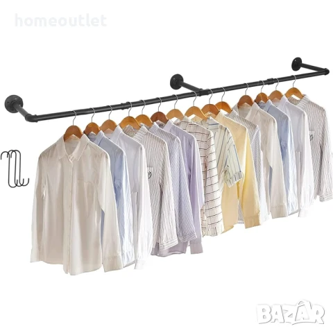 ПРОМОЦИЯ Стоманена релса с многофункционално приложение за стенен монтаж UNHO JJ-ZZ781, снимка 2 - Закачалки - 50711568