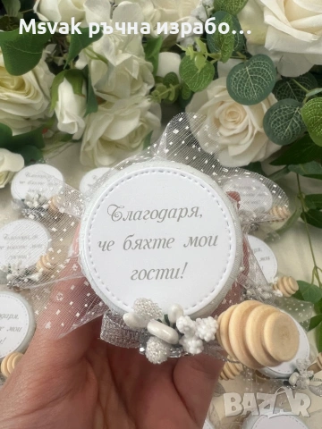 Подаръче за гости, снимка 2 - Сватбени аксесоари - 53112294