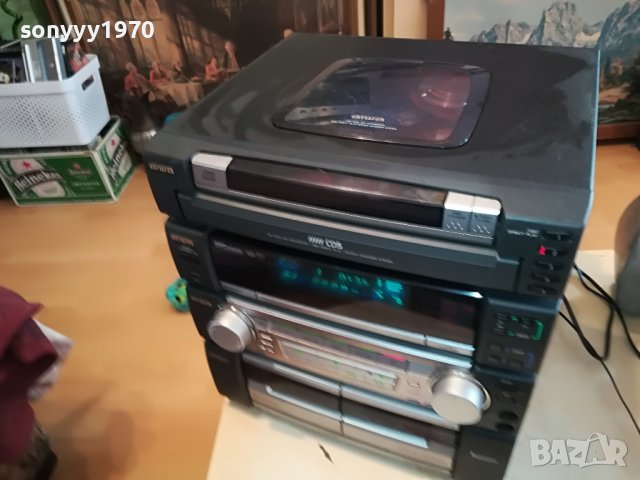 aiwa-BIG AIWA-39Х36Х32СМ-ВНОС GERMANY 0501231851, снимка 7 - Ресийвъри, усилватели, смесителни пултове - 39202911