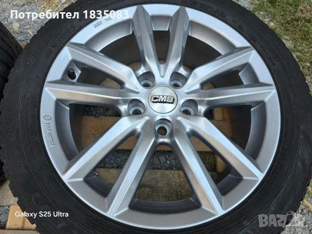 Лети джанти 17ки 5х114.3 CMS + зимни гуми 205/55/17 Falken, снимка 7 - Гуми и джанти - 55823872