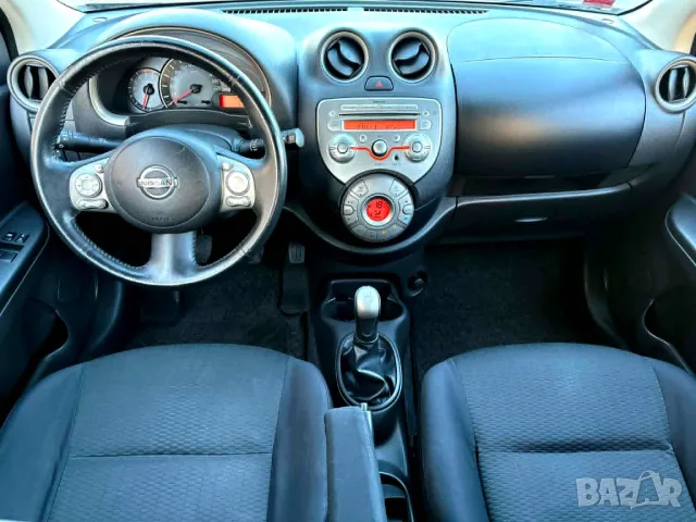 Nissan Micra 1.2i* РЕГИСТРИРАН* КЛИМАТРОНИК* АВТОПИЛОТ* ЕВРО 5, снимка 13 - Автомобили и джипове - 55968382