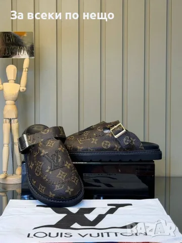Louis Vuitton Дамски Затворени Чехли Луис Витон - Различни Цветове Код E183, снимка 6 - Чехли - 55974233