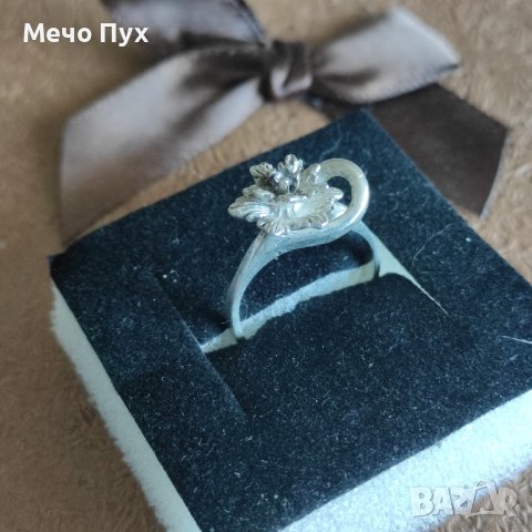 Сребърен пръстен (213), снимка 8 - Пръстени - 44338843