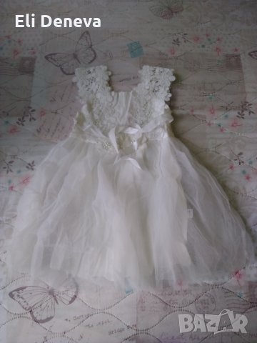 Рокля за малка принцеса, снимка 1 - Бебешки рокли - 33781567