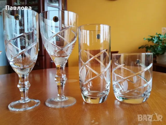 Кристални чаши,, Виолета - 2"