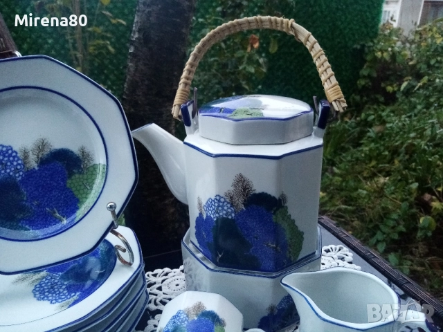 Винтидж сервиз в азиатски стил - 22 части !, снимка 4 - Сервизи - 52515008