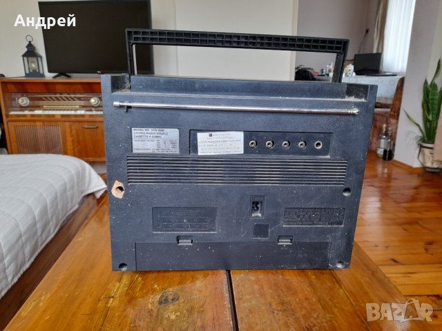 Стар радиокасетофон ACTION, снимка 4 - Антикварни и старинни предмети - 41966956