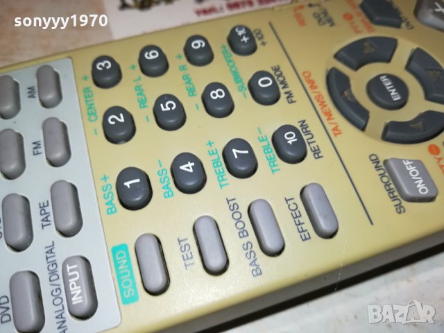 JVC RM-SRXE111R BIG REMOTE CONTROL 1102222007, снимка 8 - Други - 35757760