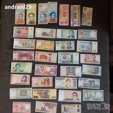 Лот Банкноти от 100 броя (без повтарящи) UNC, снимка 4 - Нумизматика и бонистика - 51240396