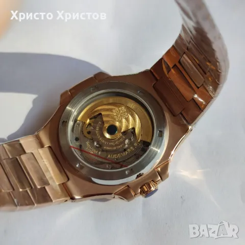 Мъжки луксозен часовник Patek Philippe 
Nautilus 5711/1R-001 ROSE GOLD , снимка 12 - Мъжки - 47337855