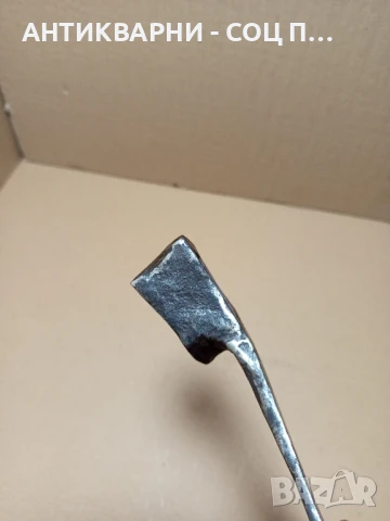 Соц Стара Ръчно Кована Мотичка Тегло 0.700кг. Номер/5/., снимка 9 - Антикварни и старинни предмети - 51184527