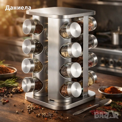 Въртящ се органайзер за подправки Cheffinger - 