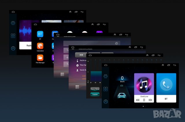VW 9” 2-DIN мултимедия с Android 14 за Volkswagen*SEAT*Skoda 4GB RAM/64GB ROM , снимка 14 - Аксесоари и консумативи - 41241243