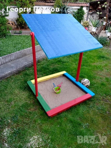 Детски Пясъчник със сенник,цветен, снимка 4 - Други - 53481779