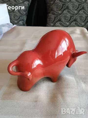 Красив керамичен бик-4, снимка 5 - Декорация за дома - 50096766