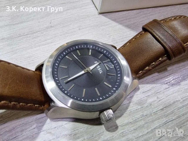 Мъжки часовник Fossil BQ2337 с две допълнителни кожени верижки, снимка 4 - Мъжки - 40856337