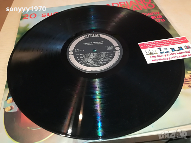 поръчана-ADRIANO CELENTANO-ITALY 2503221845, снимка 14 - Грамофонни плочи - 36232257