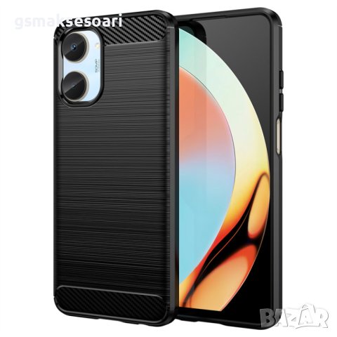 Realme 10 - Удароустойчив Кейс Гръб CARBON, снимка 1