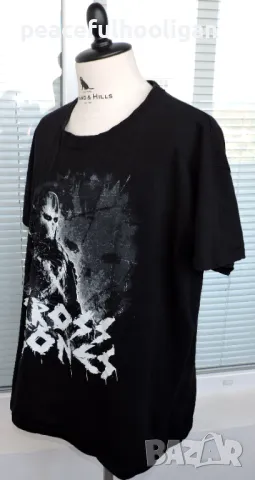 Crossbones Marvel Roundneck T-Shirt -страхотна тениска размер XL, снимка 4 - Тениски - 49345189
