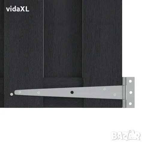 vidaXL Градинска порта, WPC, 100x150 см, сива, снимка 3 - Огради и мрежи - 56147656