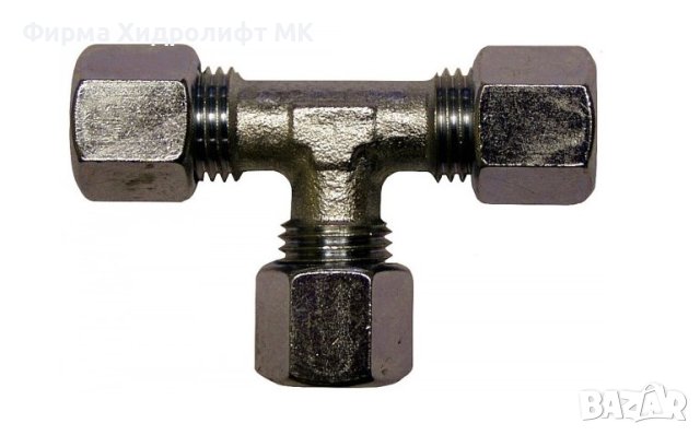 Фитинг за газ тип T 10x10мм, поцинкован 9933067